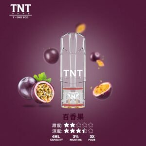 【百香果】TNT一代煙彈T•one 電子煙彈4ML超大顆實惠裝