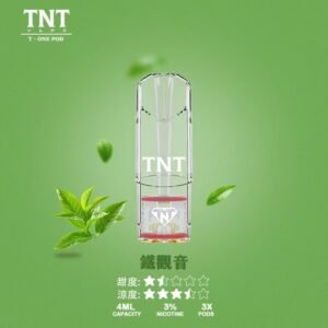 【鐵觀音】TNT一代煙彈T•one 電子煙彈4ML超大顆實惠裝